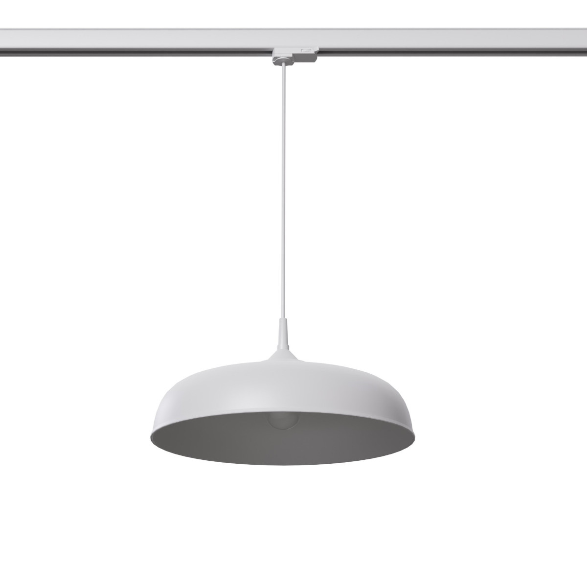 Wisząca lampa 3-fazowa z żarówką GINA MYL.00408 kopuła biały