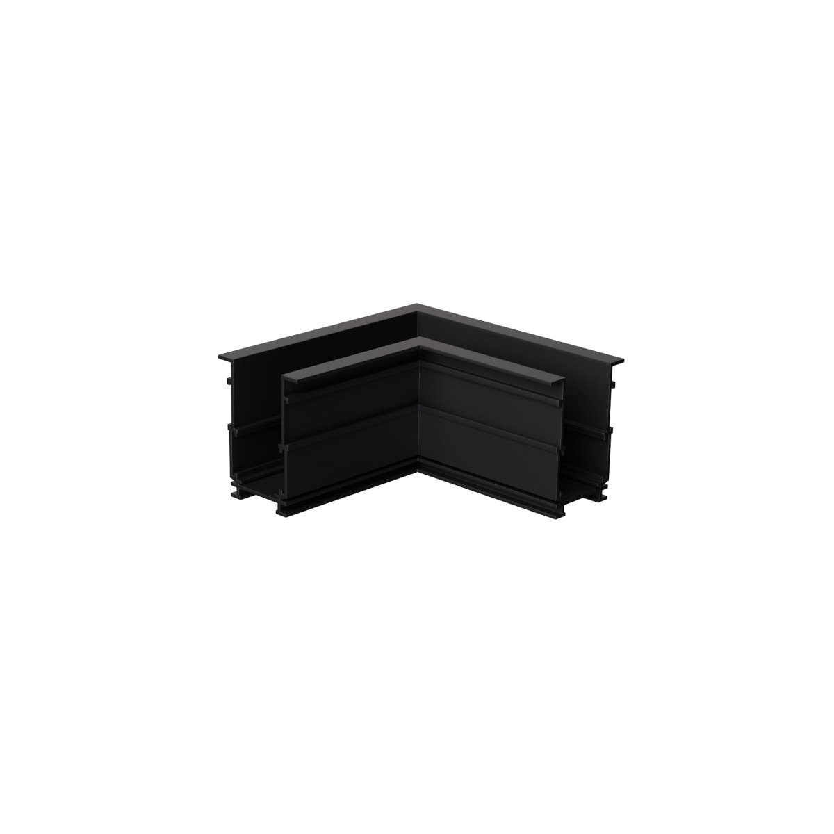 Narożnik do systemu magnetycznego MYL.00536 metalowy czarny