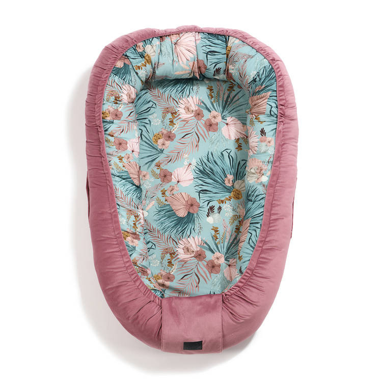 La Millou, Velvet Collection - Best Nest - Boho Palms - Mulberry