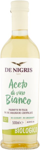 Ocet winny Aceto di Vino Bianco Biologico 500ml - De Nigris