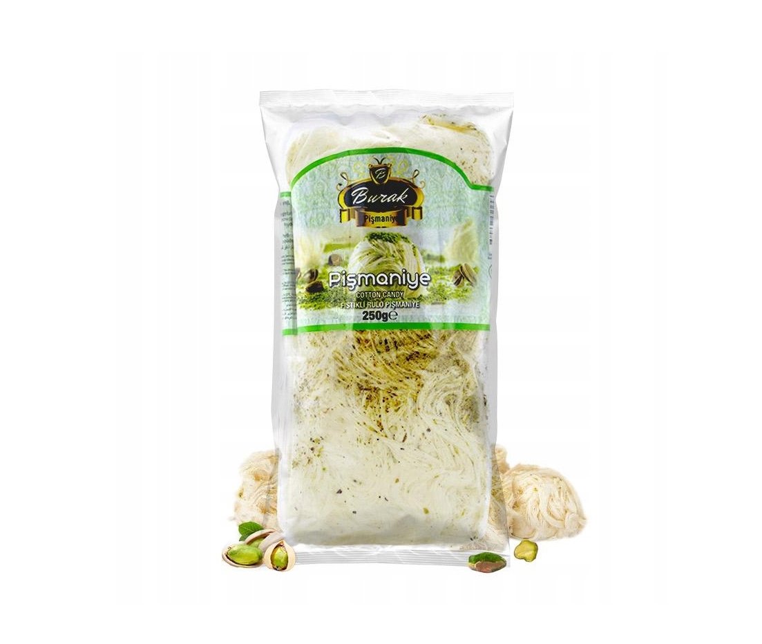 Pismaniye z pistacjami do czekolady anielskiej 250g - Burak