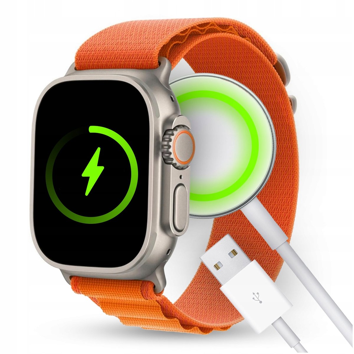ŁADOWARKA INDUKCYJNA DO ŁADOWANIA APPLE WATCH ULTRA / ULTRA 2 WSZYSTKIE GEN
