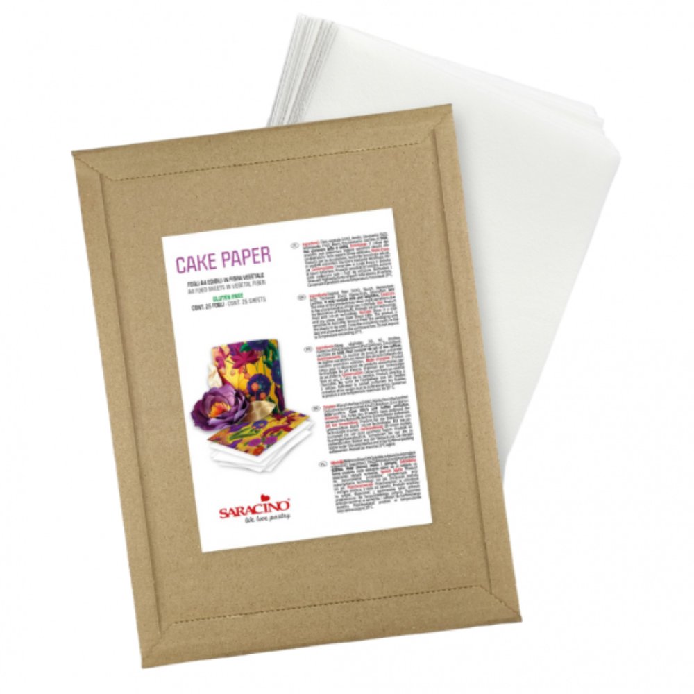 Saracino Papier jadalny skrobiowy b/cukr A4 25szt