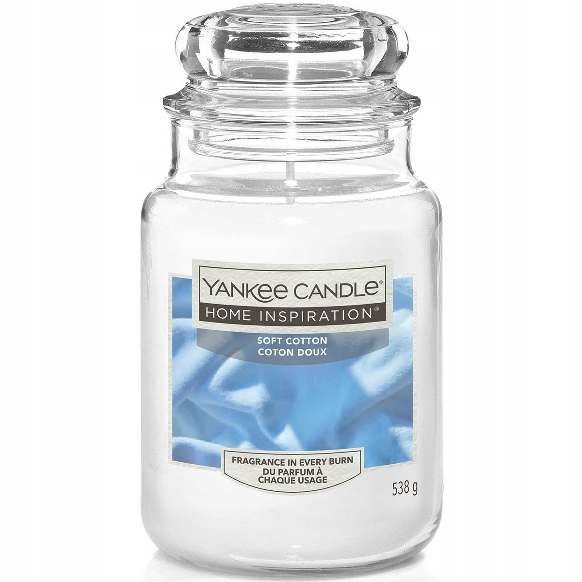 Yankee Candle Home Inspiration Soft Cotton Świeca Duża 538g