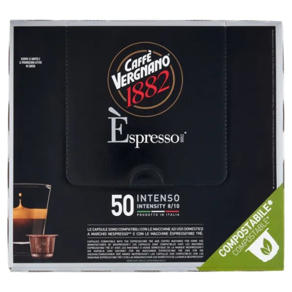 Kawa w kapsułkach 50szt Caffe Intenso - Caffe Vergnano do systemu Nespresso
