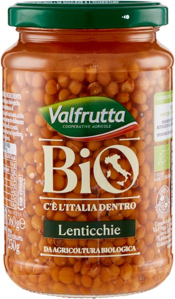 Włoska Soczewica Ekologiczna 360g - Valfrutta