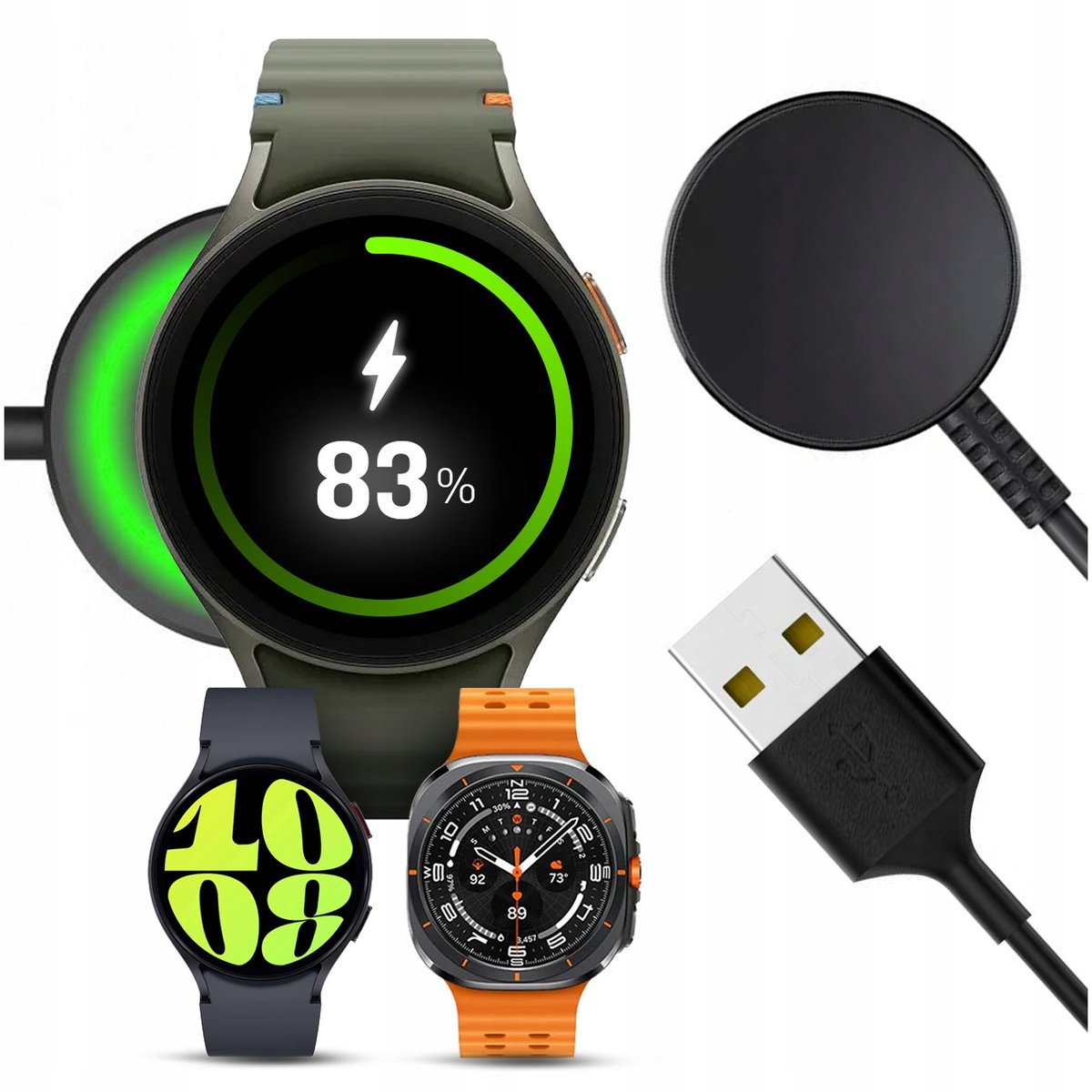 ŁADOWARKA DO SAMSUNG GALAXY WATCH 3/4/5/6/7 40/42/44/45/46/47mm ACTIVE 1/2