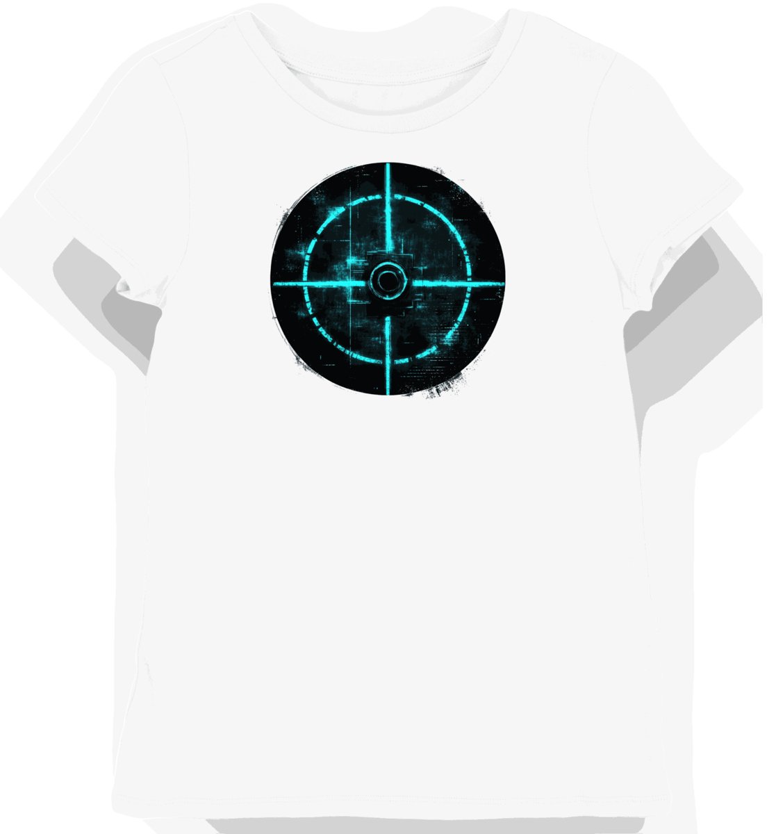 Koszulka damska biała z motywem celownika esportowego L