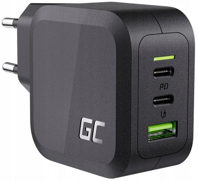 ŁADOWARKA GC POWERGAN 65W 2x USB-C PD USB-A QC 3.0