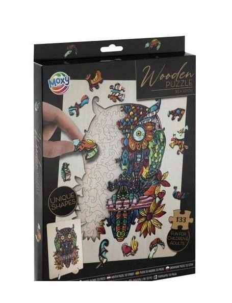 Puzzle Drewniane 133 Sowa