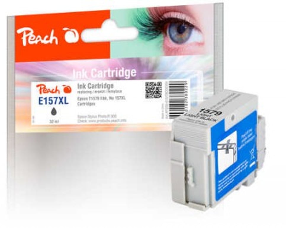 Peach PI200-615 nabój z tuszem 1 szt. Jasna czerń PI200-615