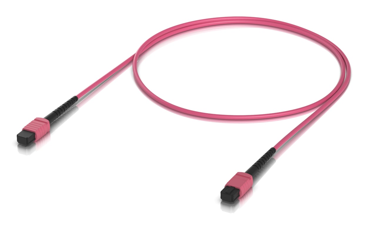 Ubiquiti UACC-OFC-MA-MPMP-1M kabel InfiniBand / światłowodowy MPO/UPC Różowy