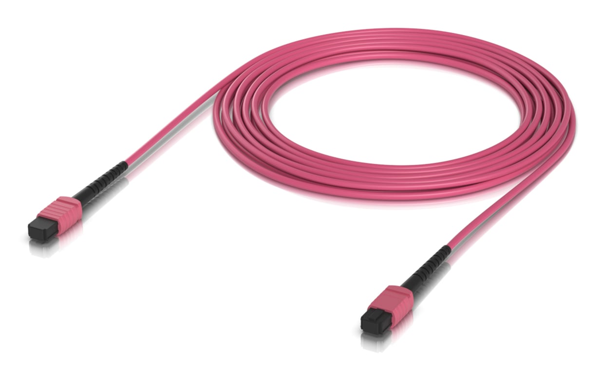 Ubiquiti UACC-OFC-MA-MPMP-5M kabel InfiniBand / światłowodowy MPO MPO/UPC Różowy
