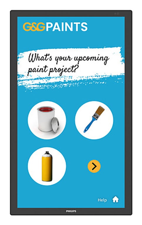 Philips 3000 series 24BDL3751T/00 signage display LCD Wi-Fi 250 cd/m² Full HD Czarny