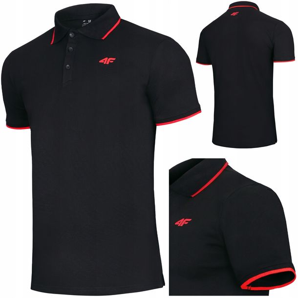 Koszulka Męska Polo 4f Polówka M665 T-shirt Bluzka Sportowa Na Co Dzień M