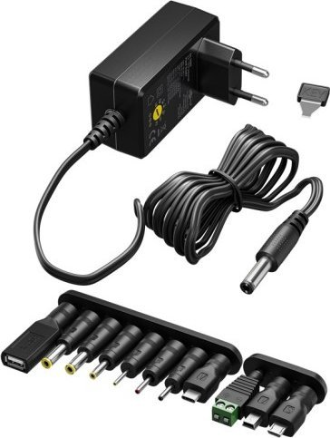 Zasilacz do laptopa Goobay Zasilacz uniwersalny 3 V - 12 V, maks. 3,6 W RB65592