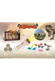 Projektor dinozaur na baterie z 12 dinozaurami