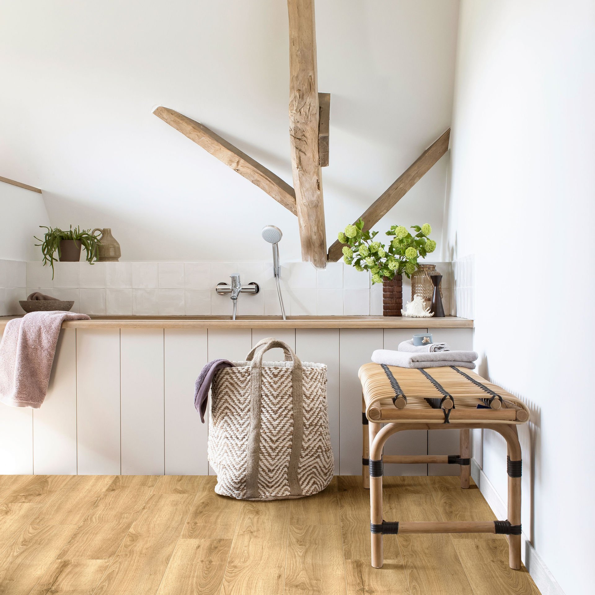 Panele Winylowe Unilin Vitality Pulse Terra Oak Natural Dark Kl. 33 5,0 + 1,0 mm click z podkładem