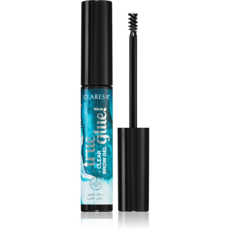 CLARESA - TRUE GLUE! - CLEAR BROW GEL - Długotrwały żel do stylizacji brwi - 8 g