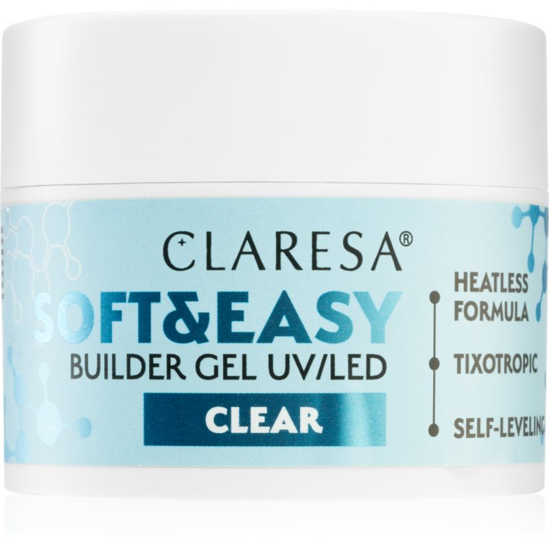 Claresa - Żel budujący SOFT&EASY builder gel clear 45g