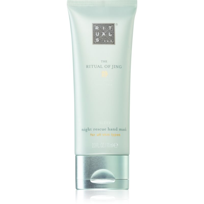 Rituals Jing Night Rescue Hand Mask - emulsja do rąk 70 ml Maseczki do rąk Damski