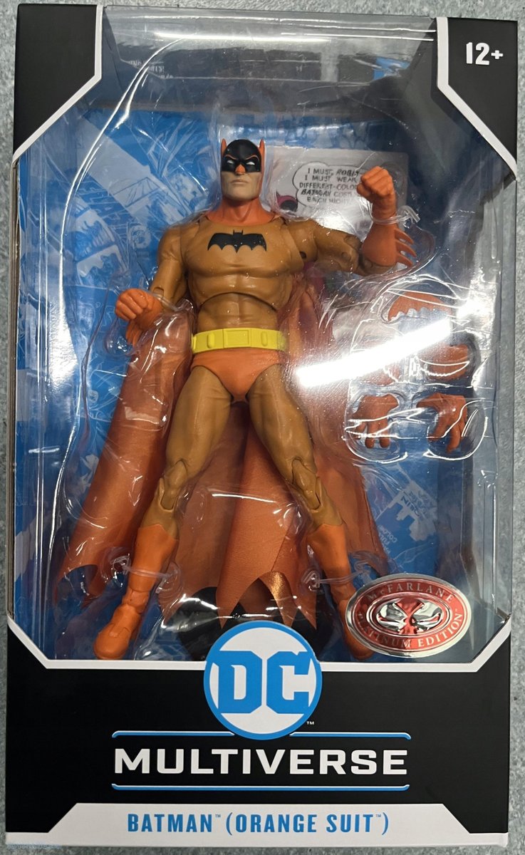 Pomarańczowy Batman 18 cm