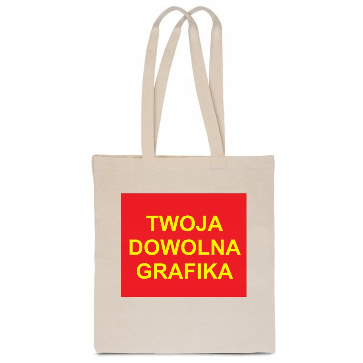 EKO TORBA Bawełniana Z TWOJĄ DOWOLNĄ GRAFIKĄ foto nadrukiem zakupy TT_176