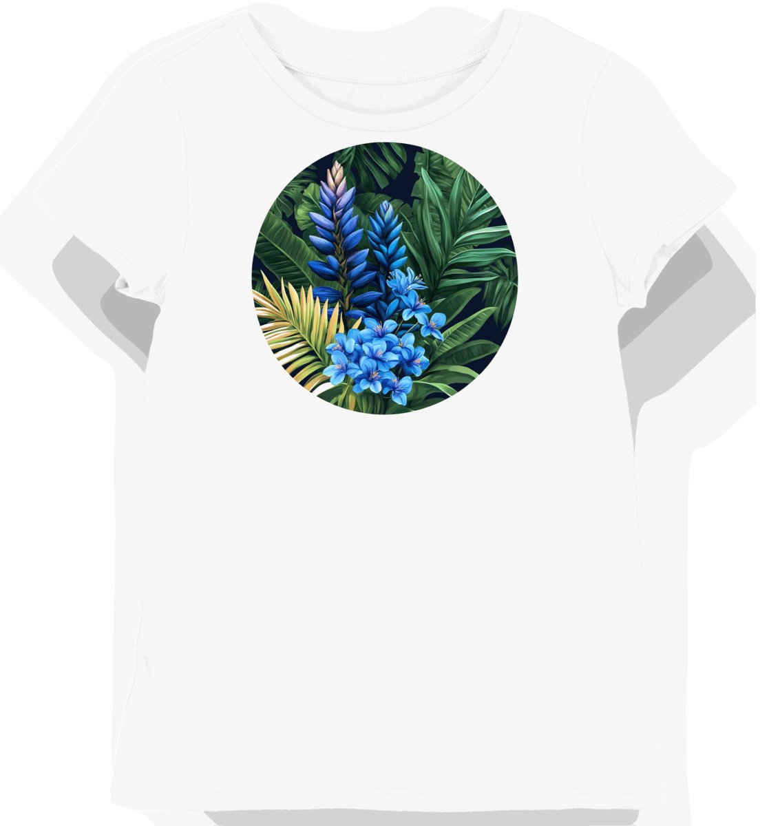 Koszulka damska biała z grafiką kwiatu imbiru M