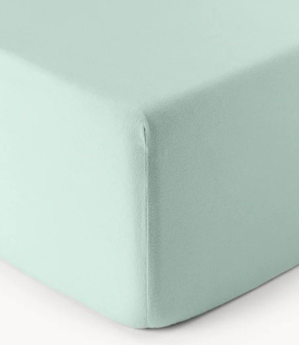 Prześcieradło z flaneli z gumką na łóżko kontynentalne Biba 90 X 200 X35 cm