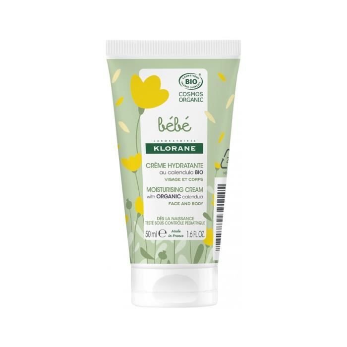 Klorane Baby Organiczny krem nawilżający 50 ml