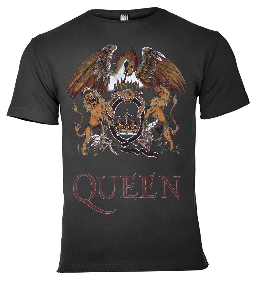 koszulka QUEEN - ROYAL CREST ciemnoszara-S