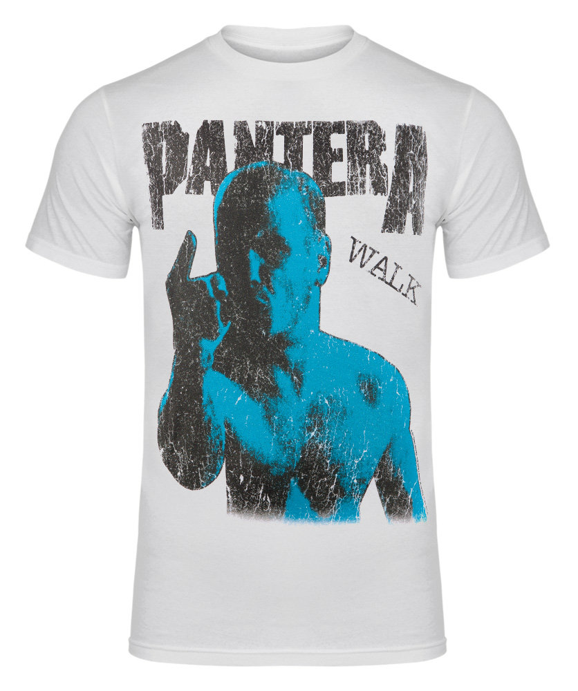 koszulka PANTERA - WALK DISTRESSED biała-S