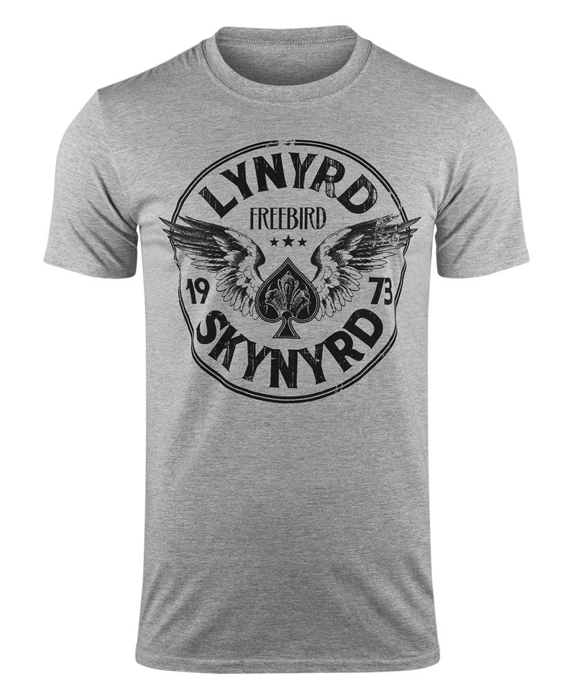 koszulka LYNYRD SKYNYRD - FREEBIRD '73 WINGS szara-S