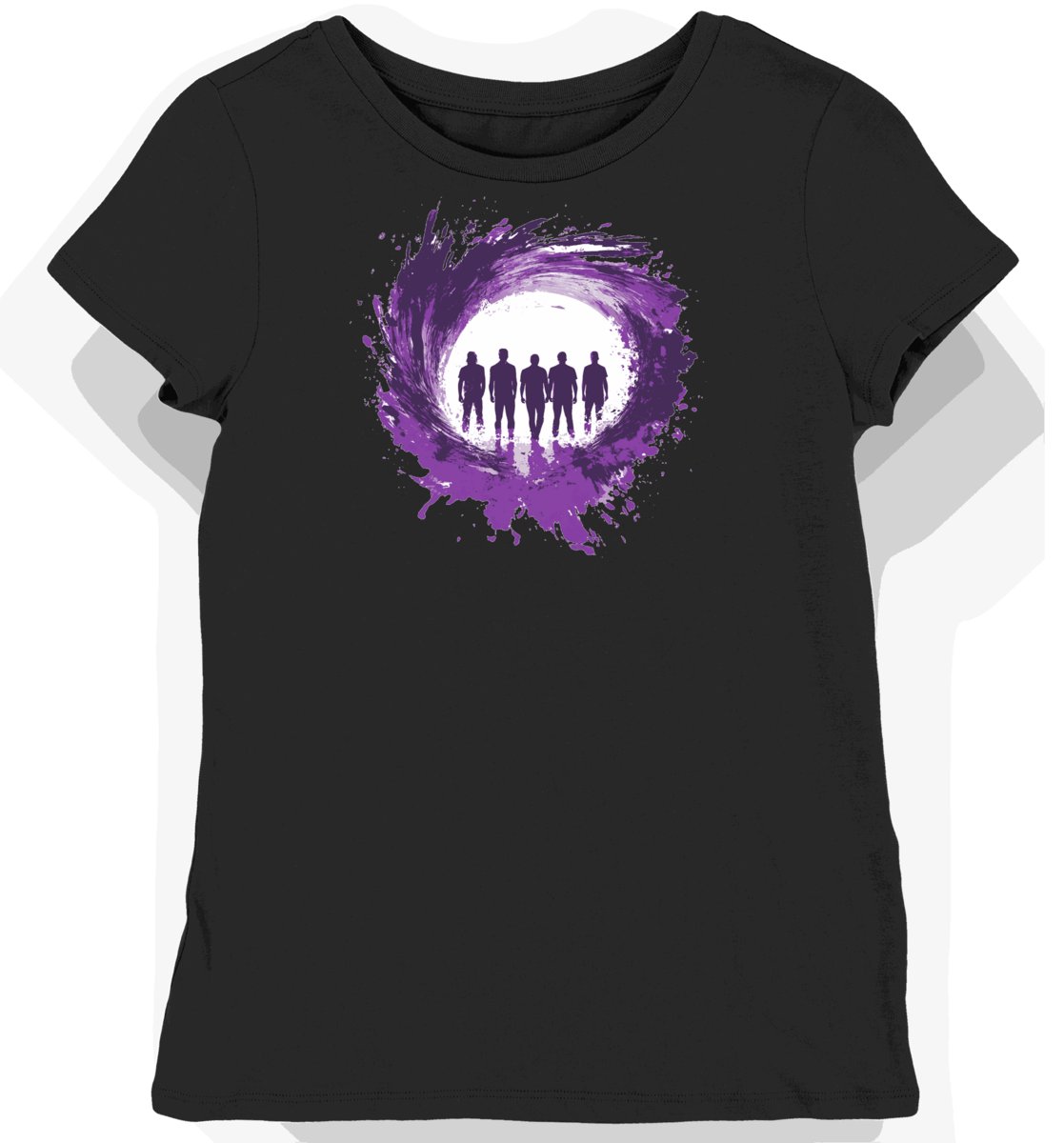 Koszulka damska czarna z nadrukiem zespołu Imagine Dragons XXL