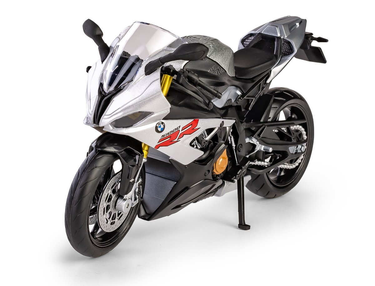 RMZ City 2020 BMW S1000RR SREBRNY 1:12 H-128