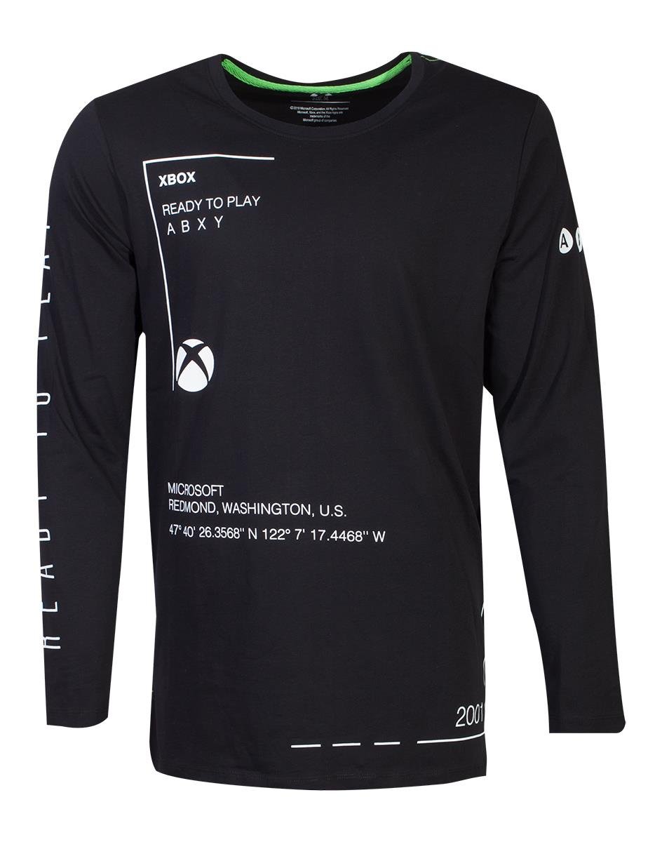 longsleeve XBOX - READY TO PLAY-XL