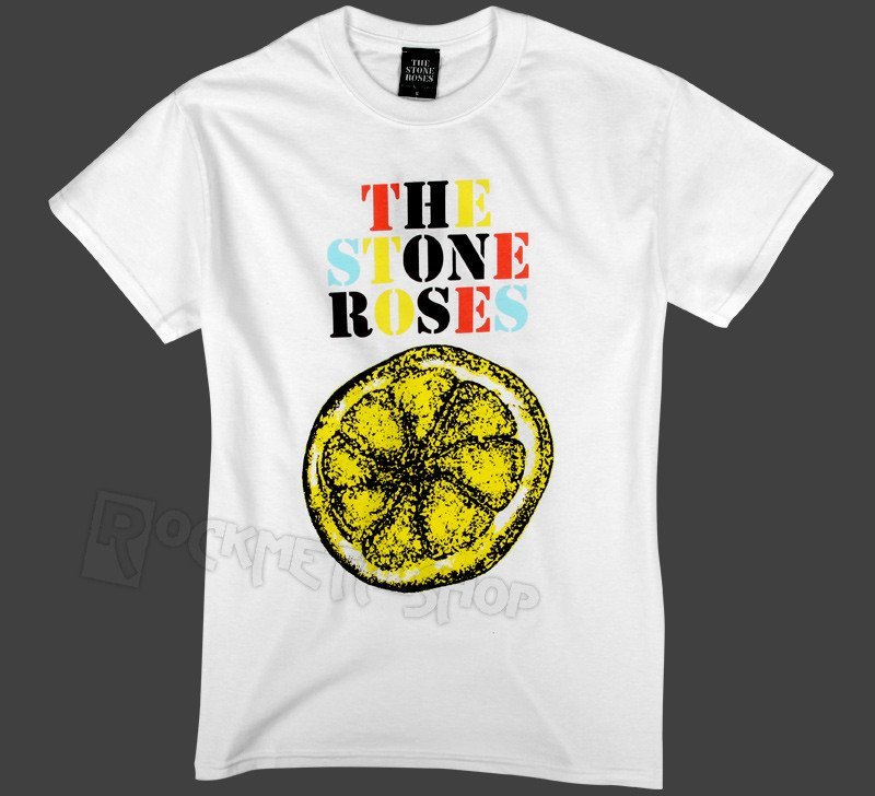 koszulka THE STONE ROSES - LEMON MULTICOLOUR biała-XXL