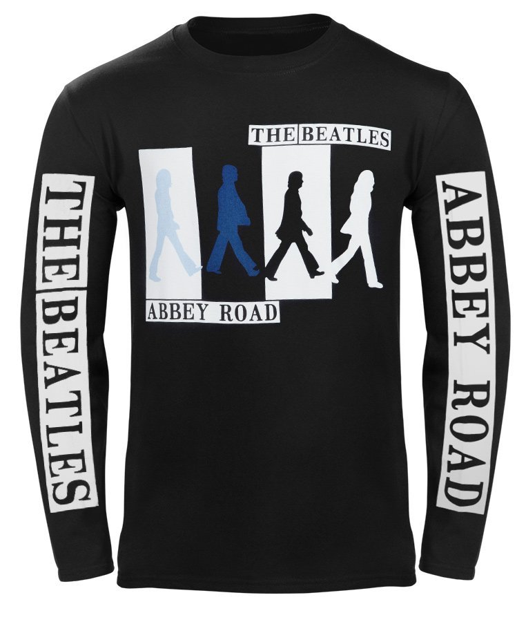 longsleeve THE BEATLES - ABBEY ROAD COLOURS CROSSING-S
