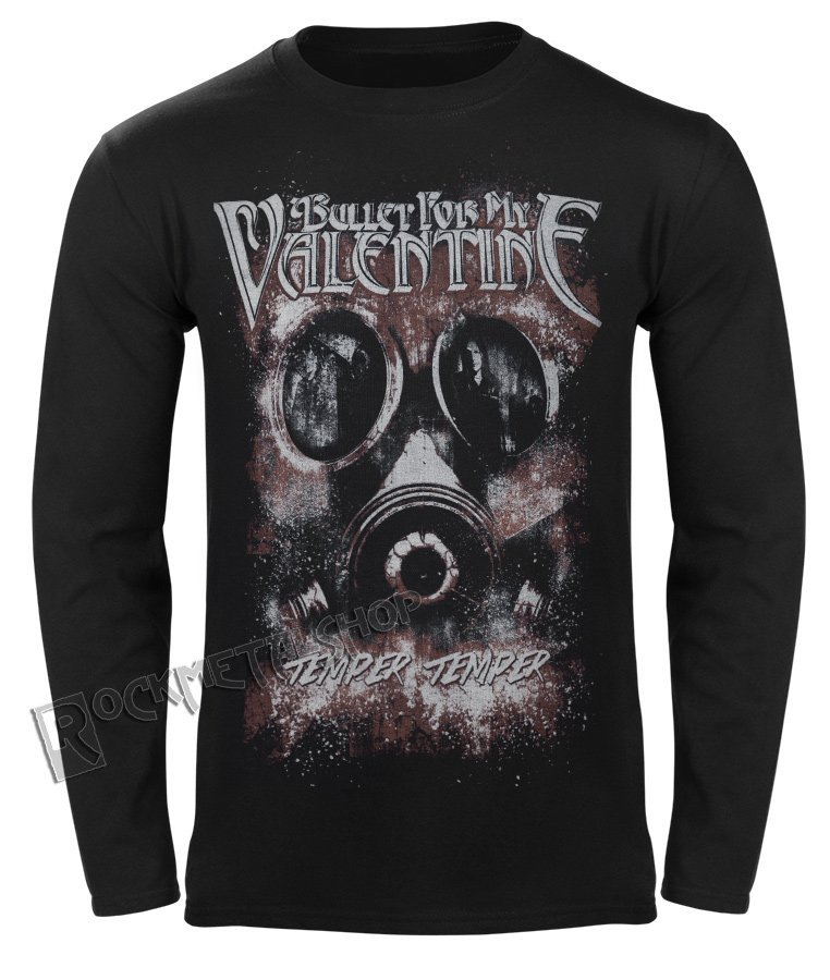 longsleeve BULLET FOR MY VALENTINE - TEMPER TEMPER GAS MASK-S