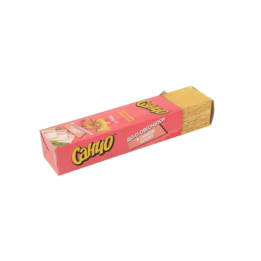 Chipsy o smaku bekonu 