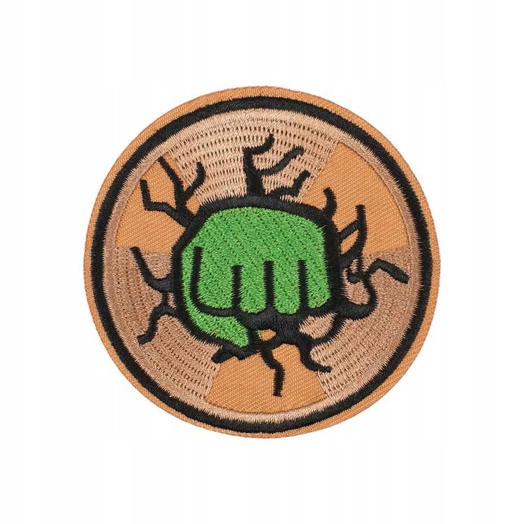 NASZYWKA TERMO HAFTOWANA ŁATKA, PATCH - HULK- PIĘŚĆ HULKA