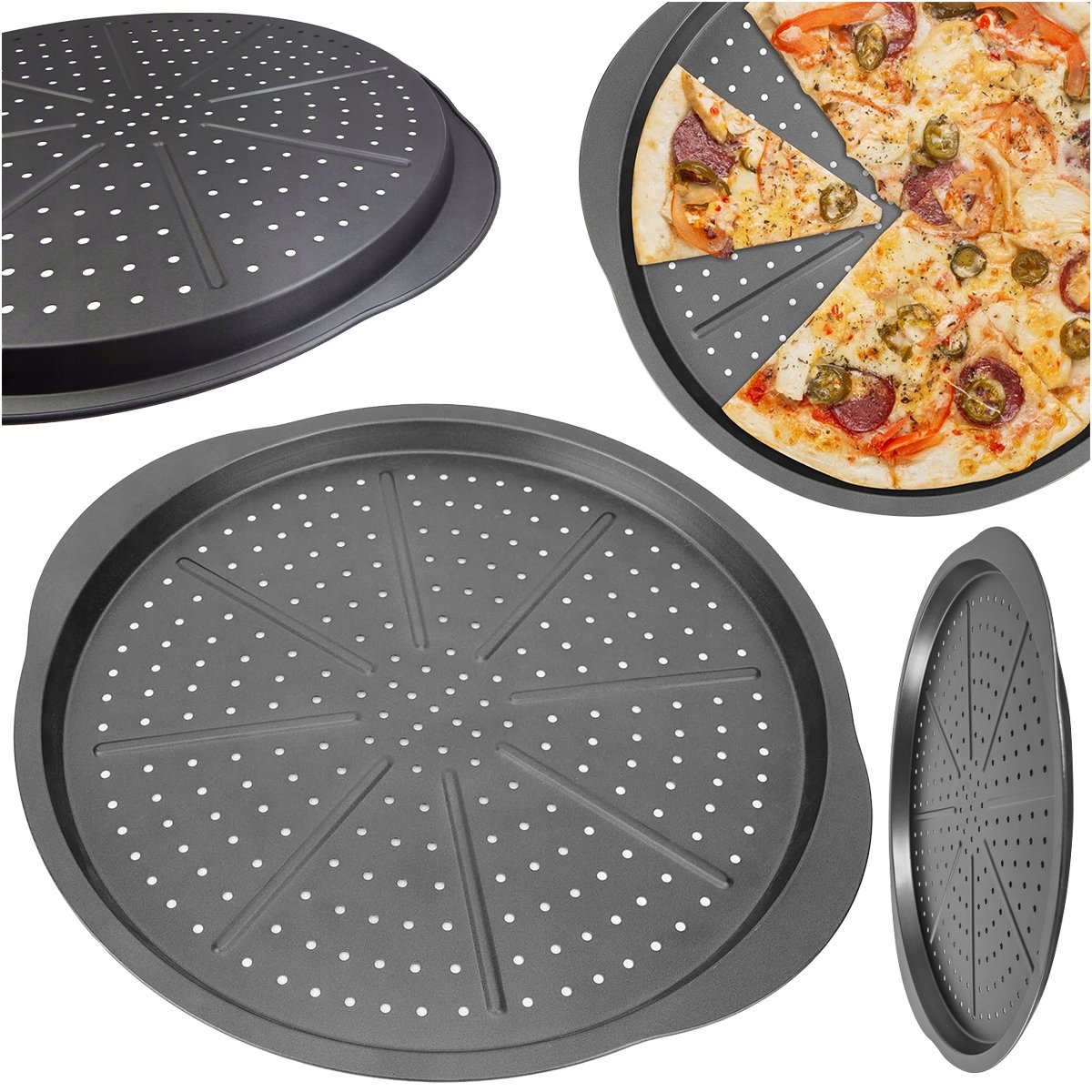 BLACHA FORMA DO PIECZENIA PIZZY DUŻA TACA BLASZKA XXXXL