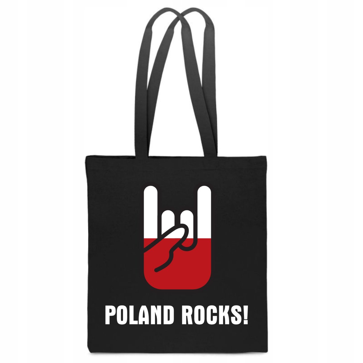 EKO TORBA Bawełniana POLAND ROCKS POLSKA flaga patriotyczna zakupy TT_184