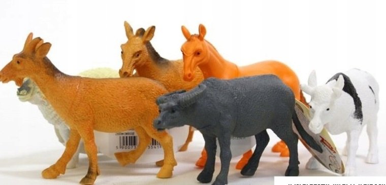 zwierzęta 12szt domowe w worku 6szt