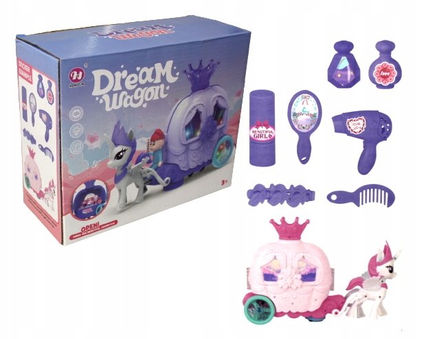 Kucyk Z Karocą I Dodatkami W Pudełku Ch0018