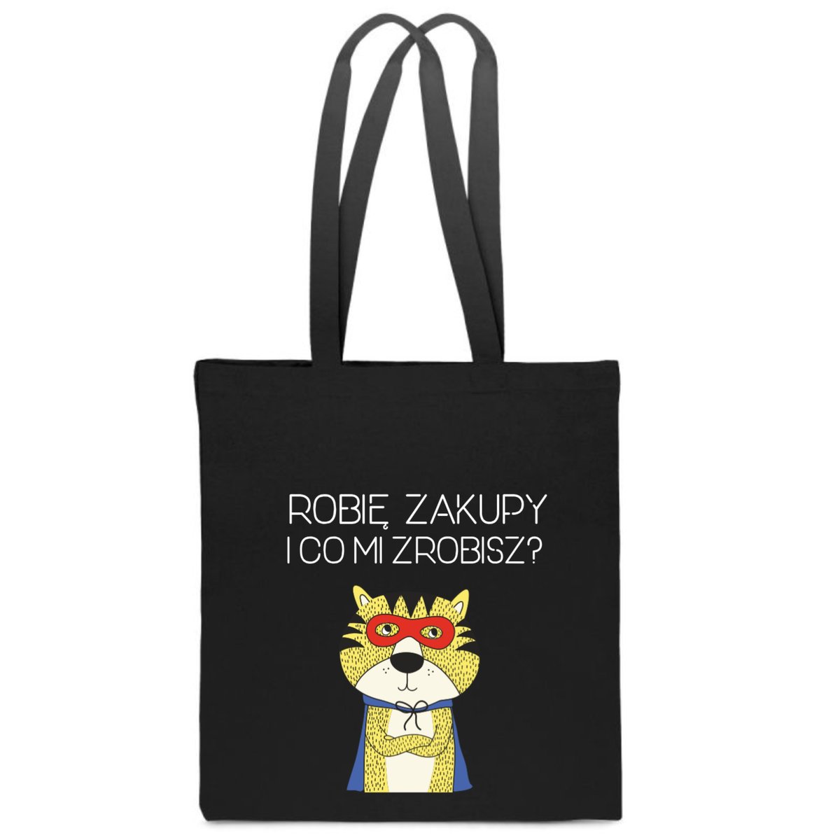 EKO TORBA Bawełniana ROBIĘ ZAKUPY I CO MI ZROBISZ Super Kot na TT_231