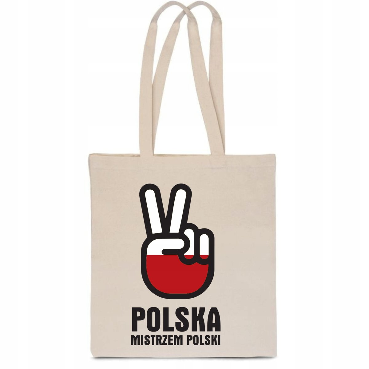 EKO TORBA Bawełniana POLSKA MISTRZEM POLSKI patriotyczna kibic flaga TT_179