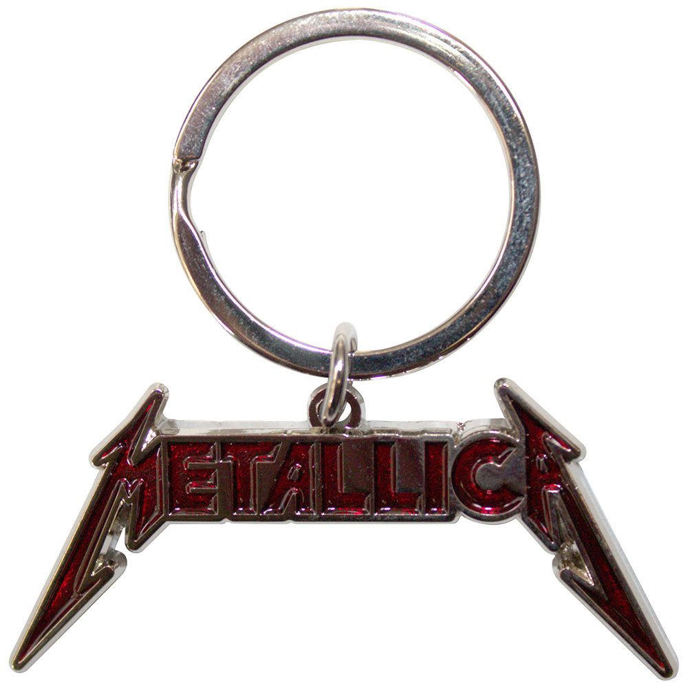 brelok METALLICA - BRIGHT RED LOGO