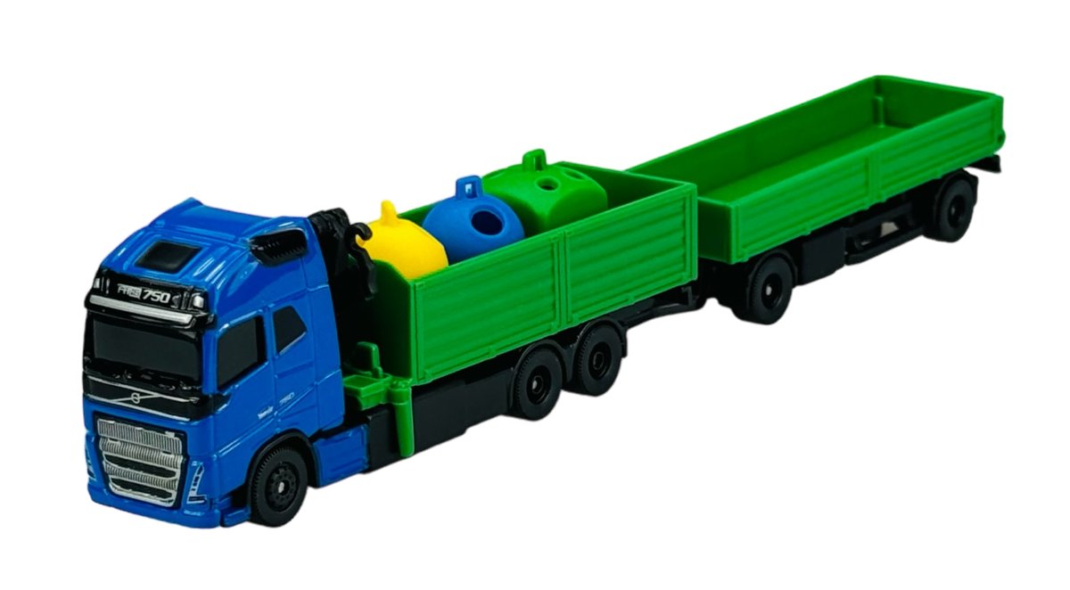 MAISTO VOLVO FH16 GLOBETROTTER 750 + PRZYCZEPA 22cm