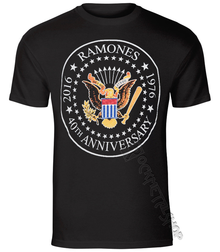 koszulka RAMONES - 40TH ANNIVERSARY SEAL-M